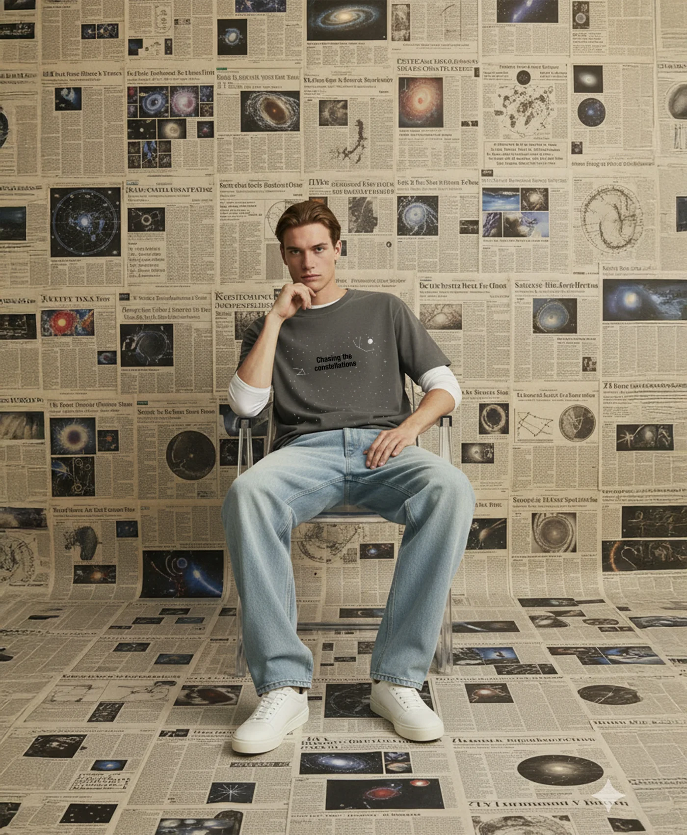 Chasing constellations  OVERSIZED T-SHIRT - Image 4