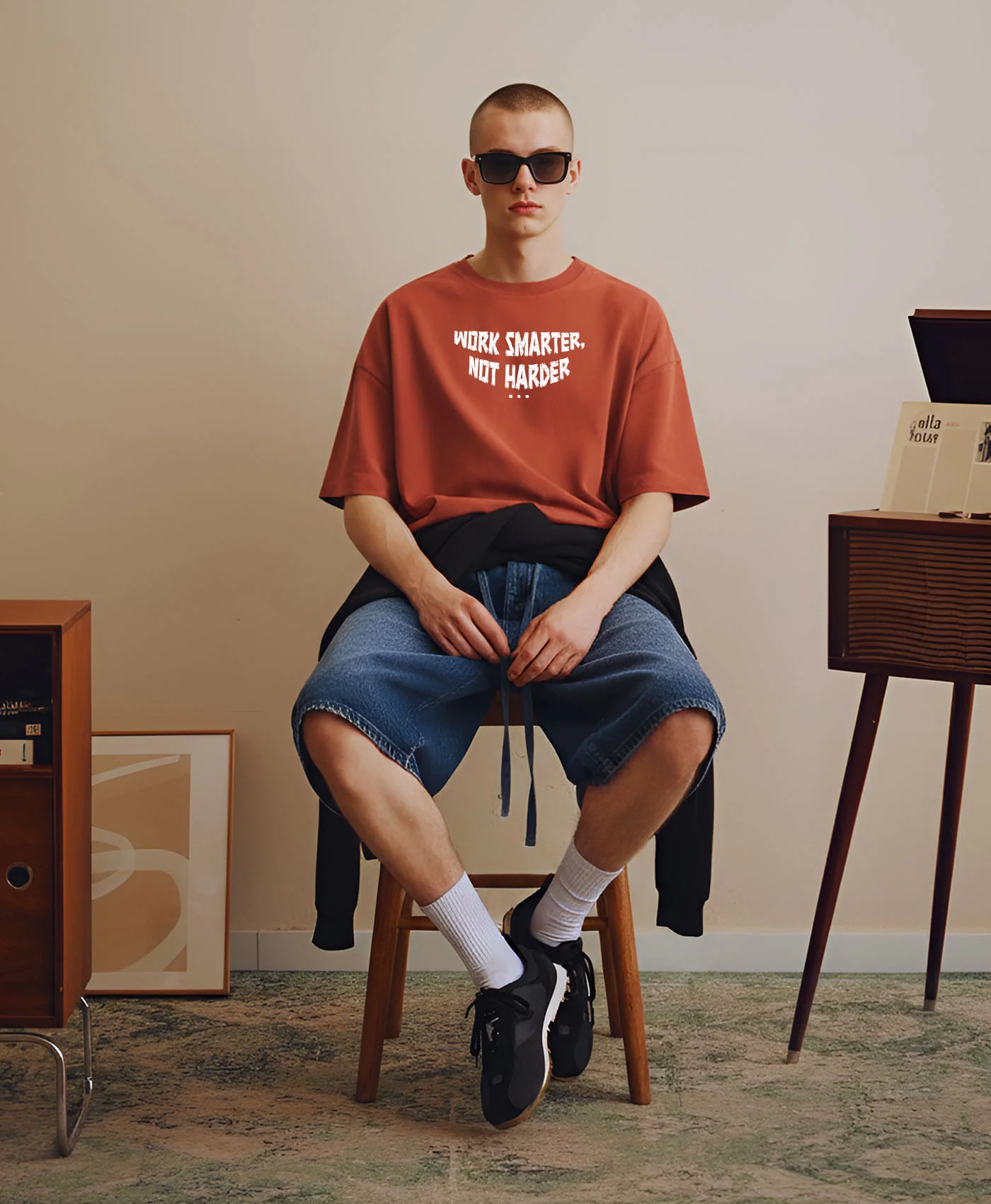 NO WORK OVERSIZED T-SHIRT - Image 5
